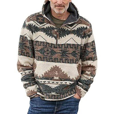 Hässlicher Weihnachtspullover für Herren mit Kapuze
